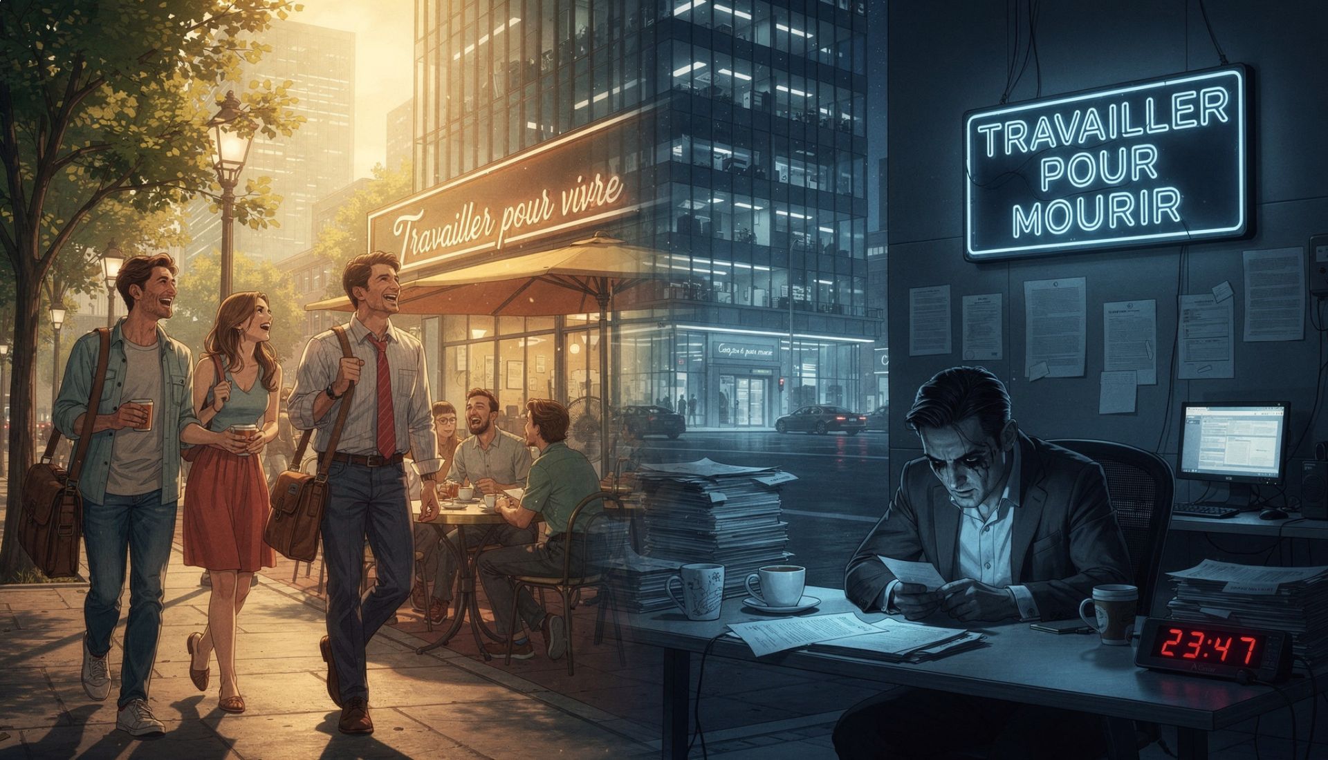 Conférence : travailler pour vivre ou pour mourir