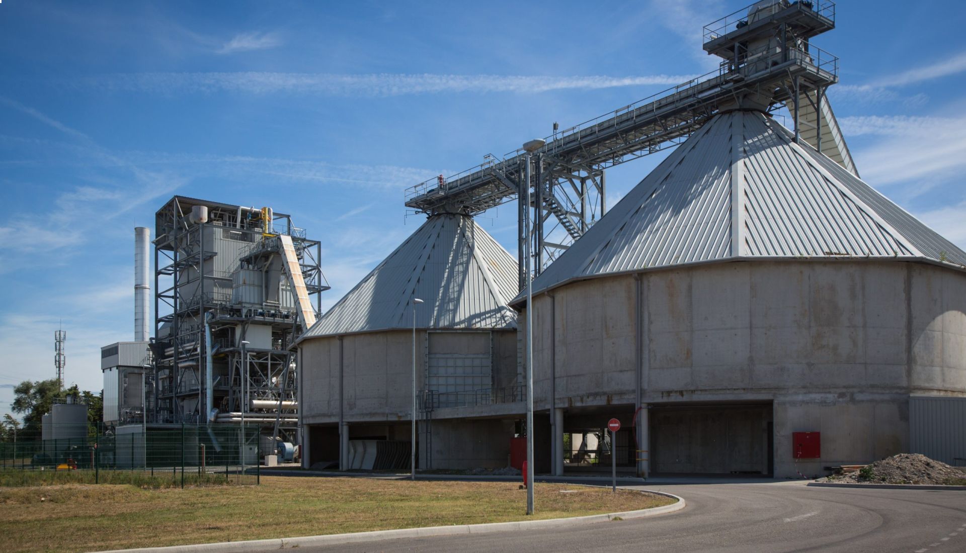 Visite de la centrale de cogénération au bois à Pierrelatte